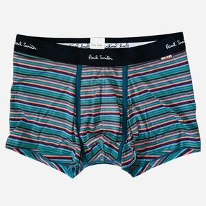 Paul Smith XXL Boxer Briefs Multi Striped Trunk‎ Organic Cotton Boxer Briefs
